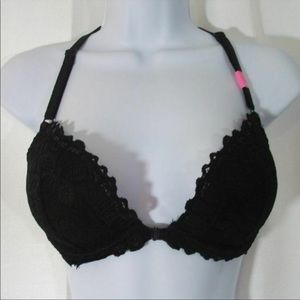 Pink Victorias Secret nwt bra 32 DD Date racerback